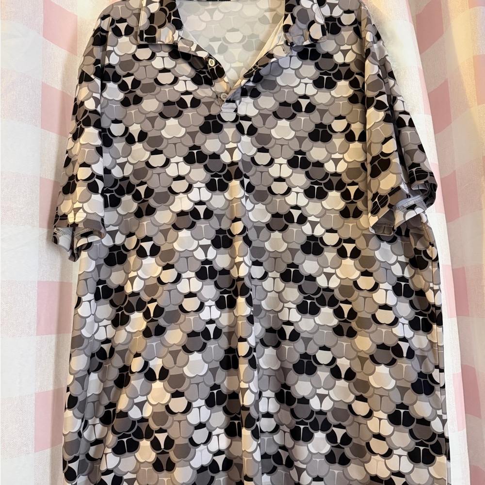 Novelty Men’s Patterned Golf Shirt